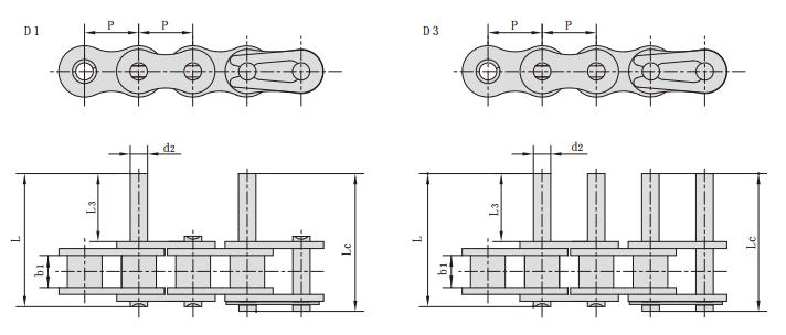 12A_6分_<font color='red'>12a<font color='red'>加長</font><font color='red'>銷軸</font></font>輸送鏈